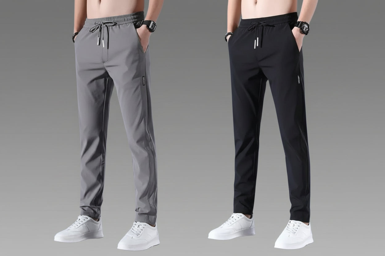 Men's NS Lycra Track Pants- Pack of 2